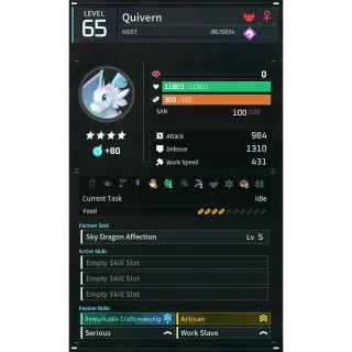 quivern godroll (worker) pal palworld