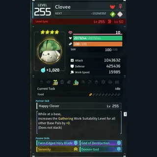 Modded Clovee god-roll (attacker)