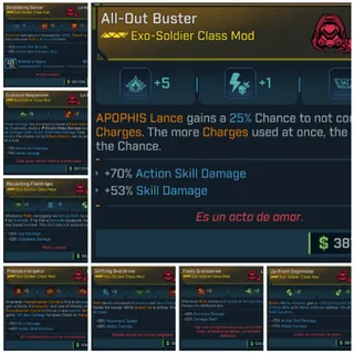 rafa class mod godroll pack level 60 or any level