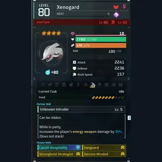 Max Legit Xenogard god-roll (booster)