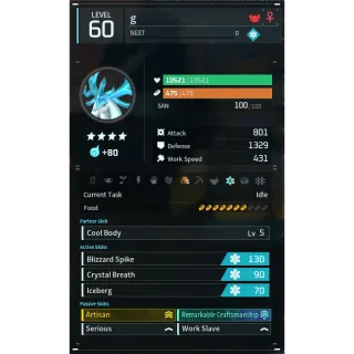 Reindrix godroll (worker) pal palworld