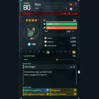 Max Legit Mau god-roll (booster)