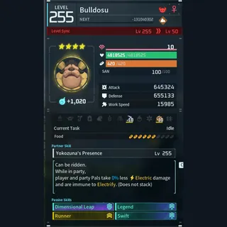 Modded Bulldosu god-roll (glider/transport/full-speed mount)