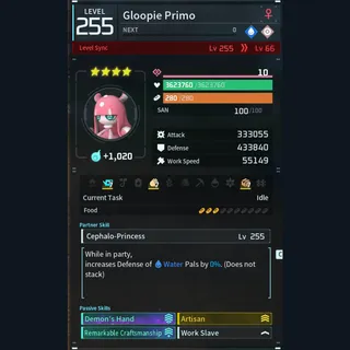 Palworld: Modded Gloopie godroll (worker) pal Pals | Pal World | Pals