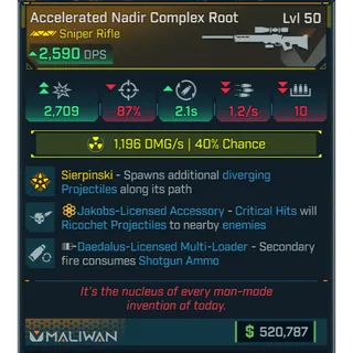 GROLL accelerated nadir complex root (jakobs) (Rad) level 50