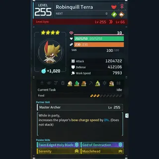 Palworld: Modded Robinquill godroll (attacker) pal Pals | Pal World | Pals