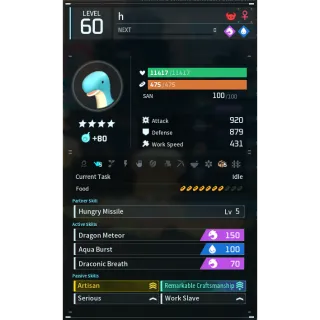 Relaxaurus  godroll (worker) pal palworld