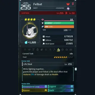 Modded Felbat god-roll (glider/transport/full-speed mount)