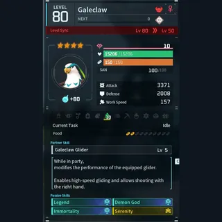 Max Legit Galeclaw god-roll (legit attacker)