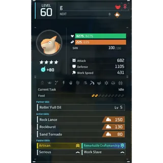 Kikit godroll (worker) pal palworld