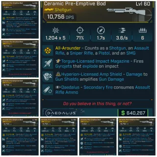 Borderlands 4 | ceramic bod god-roll bundle