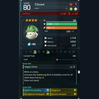 Max Legit Clovee god-roll (booster)