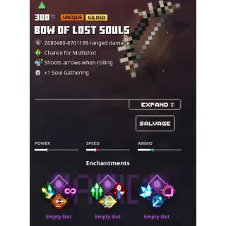 minecraft dungeons: bow of lost souls