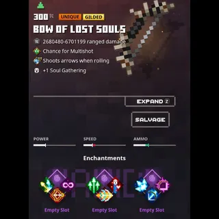 minecraft dungeons: bow of lost souls