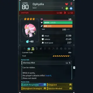 Max Legit Ophydia god-roll (booster)