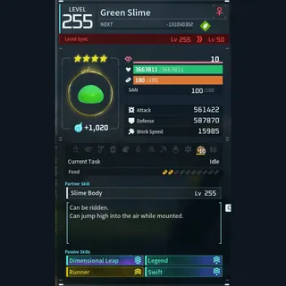 Modded Green Slime god-roll (glider/transport/full-speed mount)