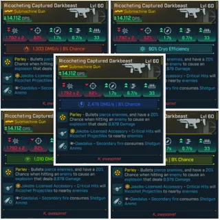 Borderlands 4 | ricocheting darkbeast (jakobs) (shotgun)