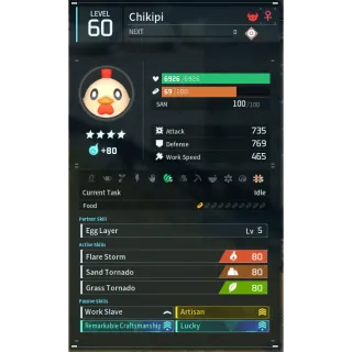 Chikipi (farmer)(god-roll) Palworld