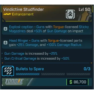 GROLL vindictive studfinder (gun damage and crit)