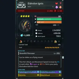Palworld: Modded Eidrolon godroll (attacker) pal Pals | Pal World | Pals