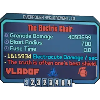 borderlands 2: The Electric Chair (Xbox/PC) (adjustable level) 