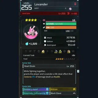 Palworld: Modded Lovander godroll (worker) pal Pals | Pal World | Pals