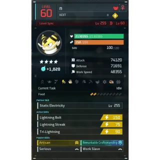 Smokie (worker)(MODDED) Palworld