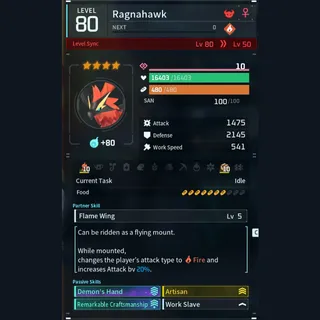 Max Legit Ragnahawk god-roll (worker)
