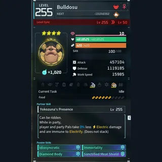 Modded Bulldosu god-roll (tank)