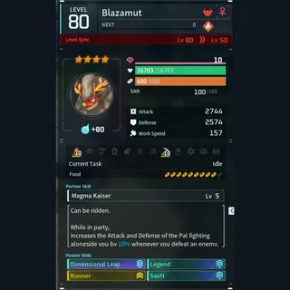 Max Legit Blazamut god-roll (glider/transport/full-speed mount)
