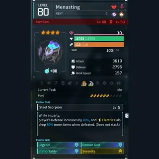 Max Legit Menasting god-roll (legit attacker)