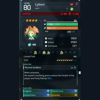 Max Legit Lyleen god-roll (legit attacker)