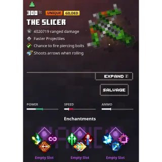 minecraft dungeons:  the slicer