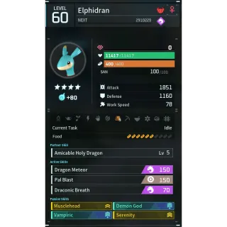 Elphidran  godroll (attacker) pal palworld