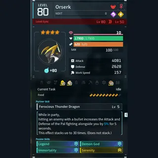 Max Legit Orserk god-roll (legit attacker)
