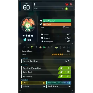 lyleen godroll (worker) pal palworld