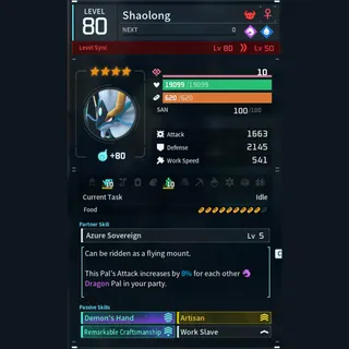 Max Legit Shaolong god-roll (worker)