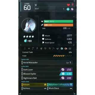 vanwyrm cryst godroll (worker) pal palworld