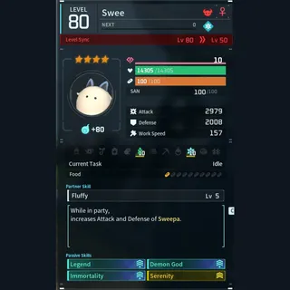 Max Legit Swee god-roll (legit attacker)