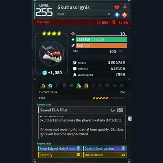 Palworld: Modded Skutlass godroll (attacker) pal Pals | Pal World | Pals