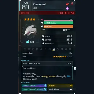 Max Legit Xenogard god-roll (worker)