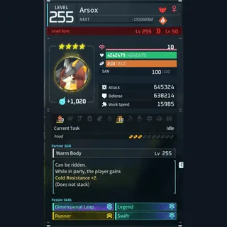 Modded Arsox god-roll (glider/transport/full-speed mount)