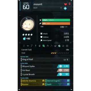 Sweepa mount palworld (mount)(god-roll) Palworld