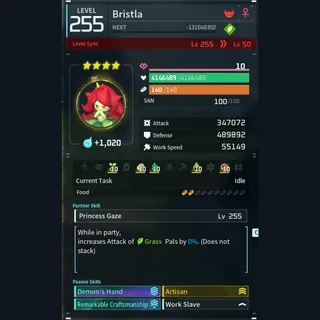 Modded Bristla god-roll (worker)