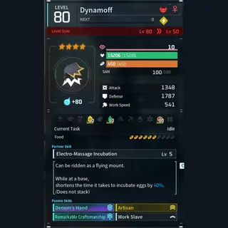 Max Legit Dynamoff god-roll (worker)