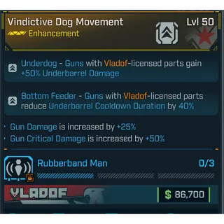 GROLL vindictive dog movement (gun damage and crit)