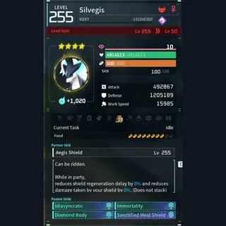 Modded Silvegis god-roll (tank)