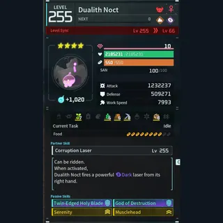 Palworld: Modded Dualith godroll (attacker) pal Pals | Pal World | Pals