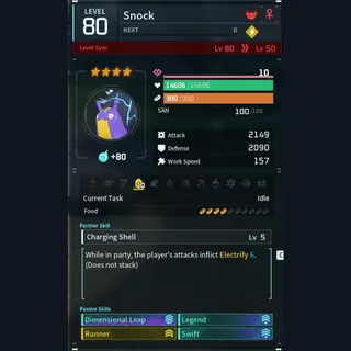 Max Legit Snock god-roll (glider/transport/full-speed mount)