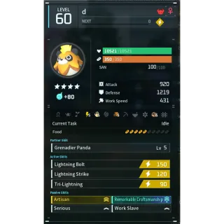 Mossanda LUX godroll (worker) pal palworld